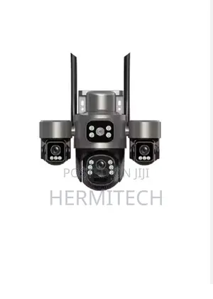 V380pro 2mp Hd Wifi 4g Solar Powered Camera Triple Camera