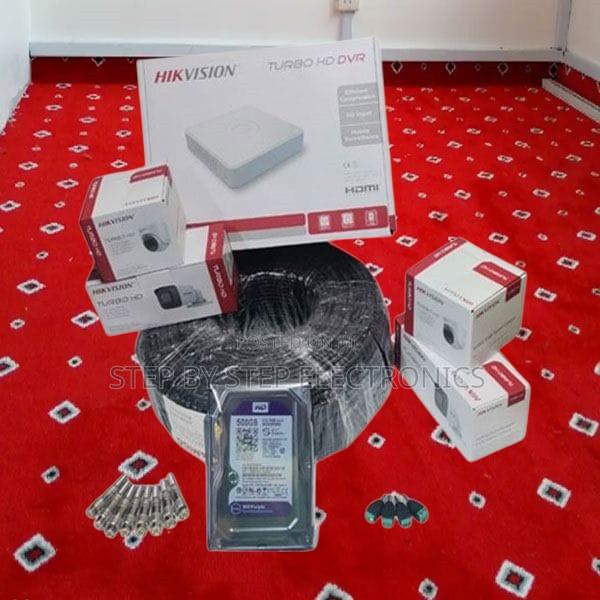 Indoor Security Hikvision 4 1080p CCTV Cameras Full Package