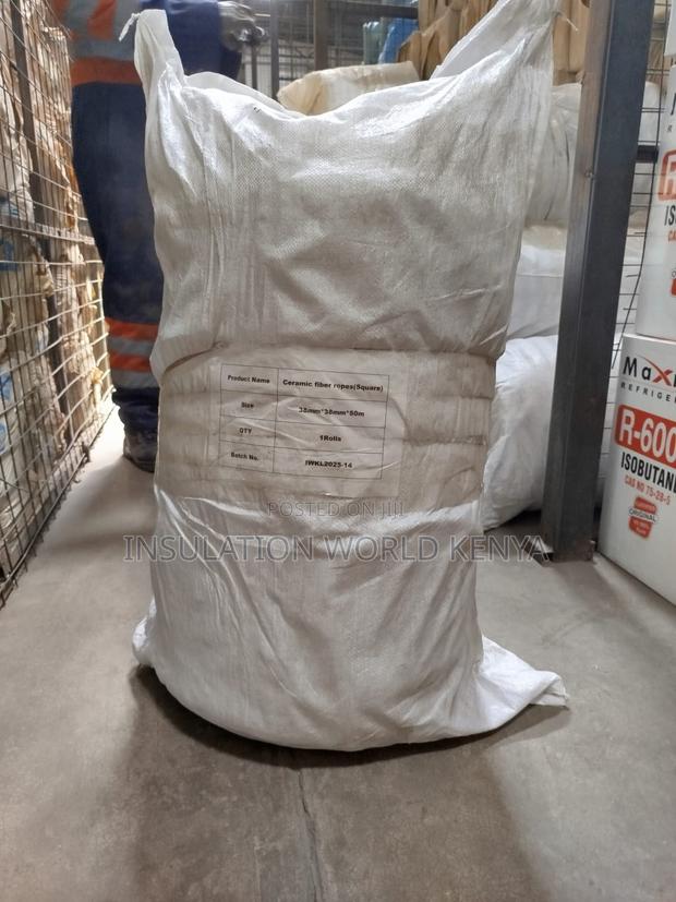 Ceramic Fiber Square Rope–38mmx38mm Diameter–Non-Asbestos - thumbnail 2