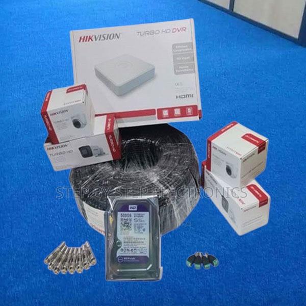 Space Efficient Hikvision 4 1080p CCTV Cameras Full Package - main view