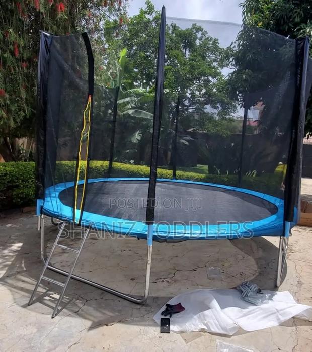 12ft Outdoor Trampoline Fun - main view
