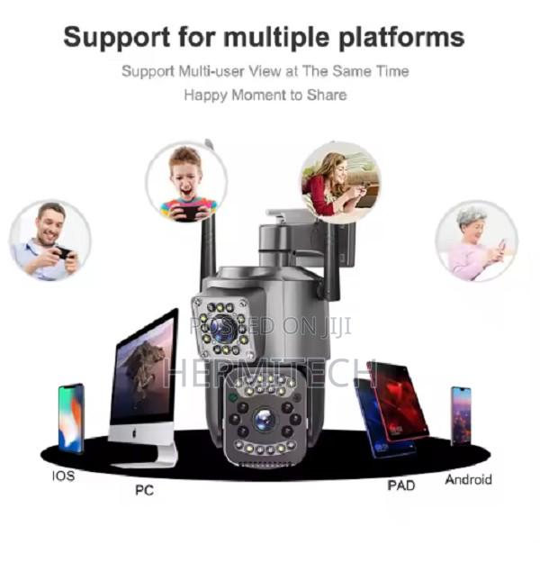 V380 Dual Lens Ip66 Waterproof Wifi Security Camera Pan-Tilt - main view