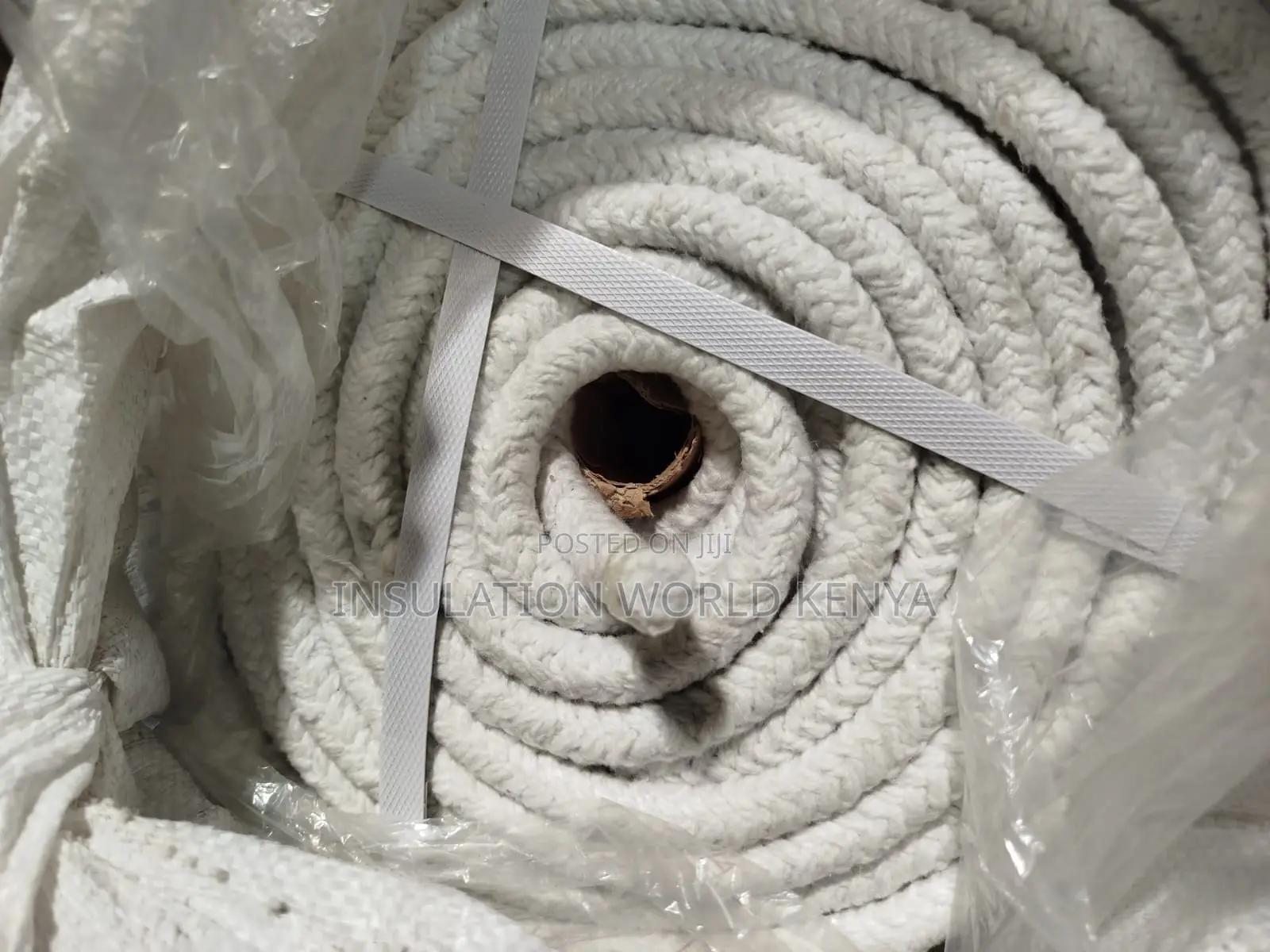 Ceramic Fiber Round Rope–14mm Diameter(Per Mtr)–Non-Asbestos