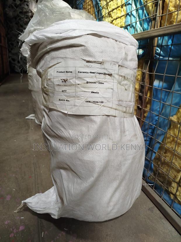Ceramic Fiber Round Rope–14mm Diameter(Per Mtr)–Non-Asbestos - thumbnail 4