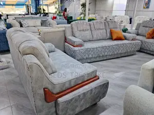 Modern Indoor 7 Seater Semi Recliner Sofa