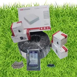Clear Resolution Hikvision 4 1080p CCTV Cameras Full Package