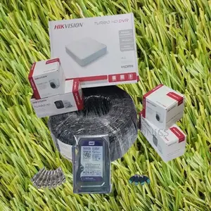 Auto Tracking Hikvision 4 1080p CCTV Cameras Full Package