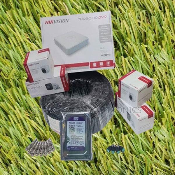 Auto Tracking Hikvision 4 1080p CCTV Cameras Full Package