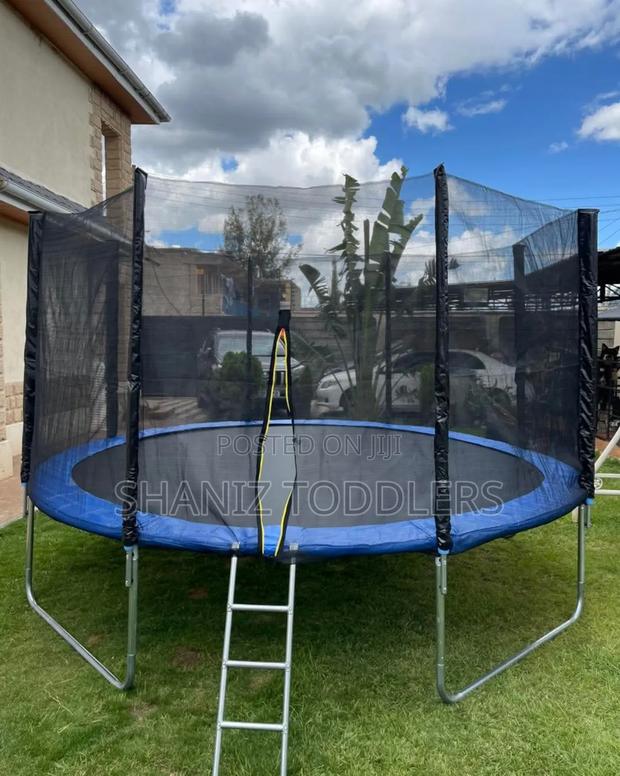 Bouncemax 12ft Round Jumping Trampoline - main view