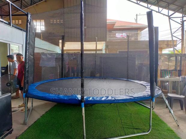 Indoor / Outdoor 12ft Trampoline With Ladder
