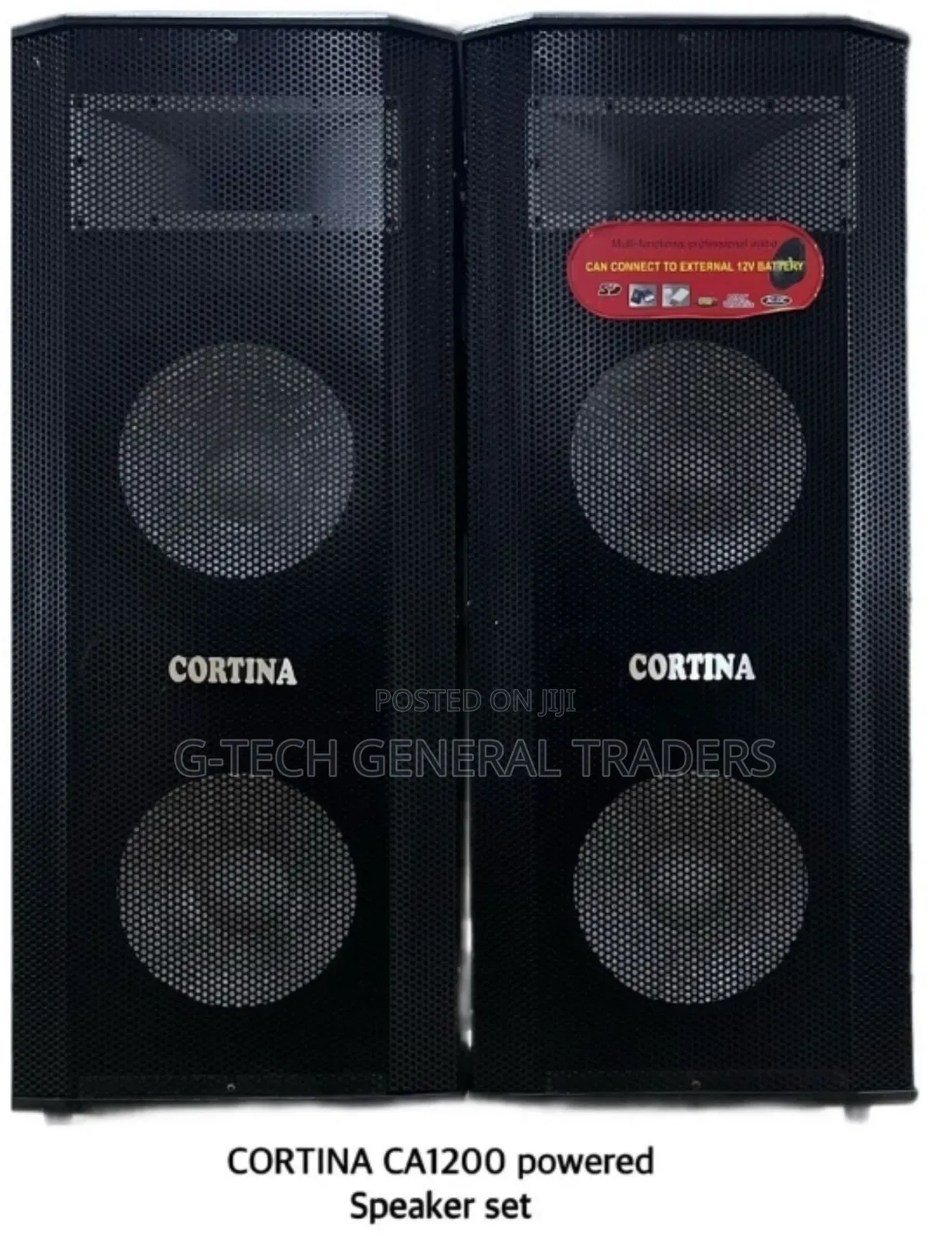 Cortina Ca1200 Powered Speaker Set 1200w