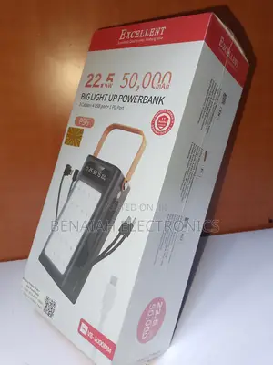 50000mah Excellent Powerbank Big Led Lamp Ideal for Camping