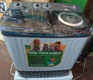 Top Load, 10kg Syinix Twin-Tub Washing Machine- Air Dry