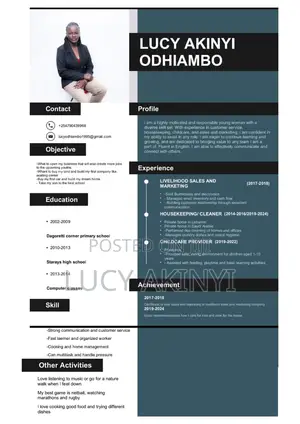 Housekeeping Cleaning CV