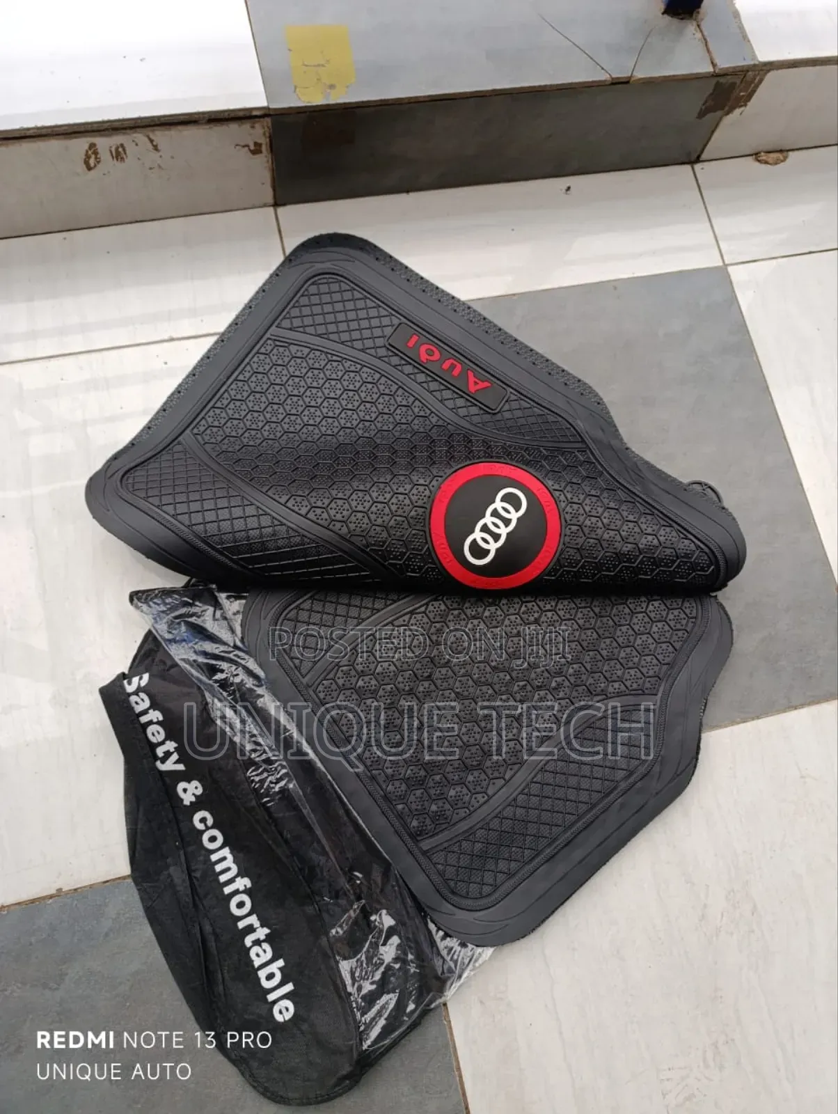 Audi Branded Floor Mats / All-Weather 5pcs Rubber