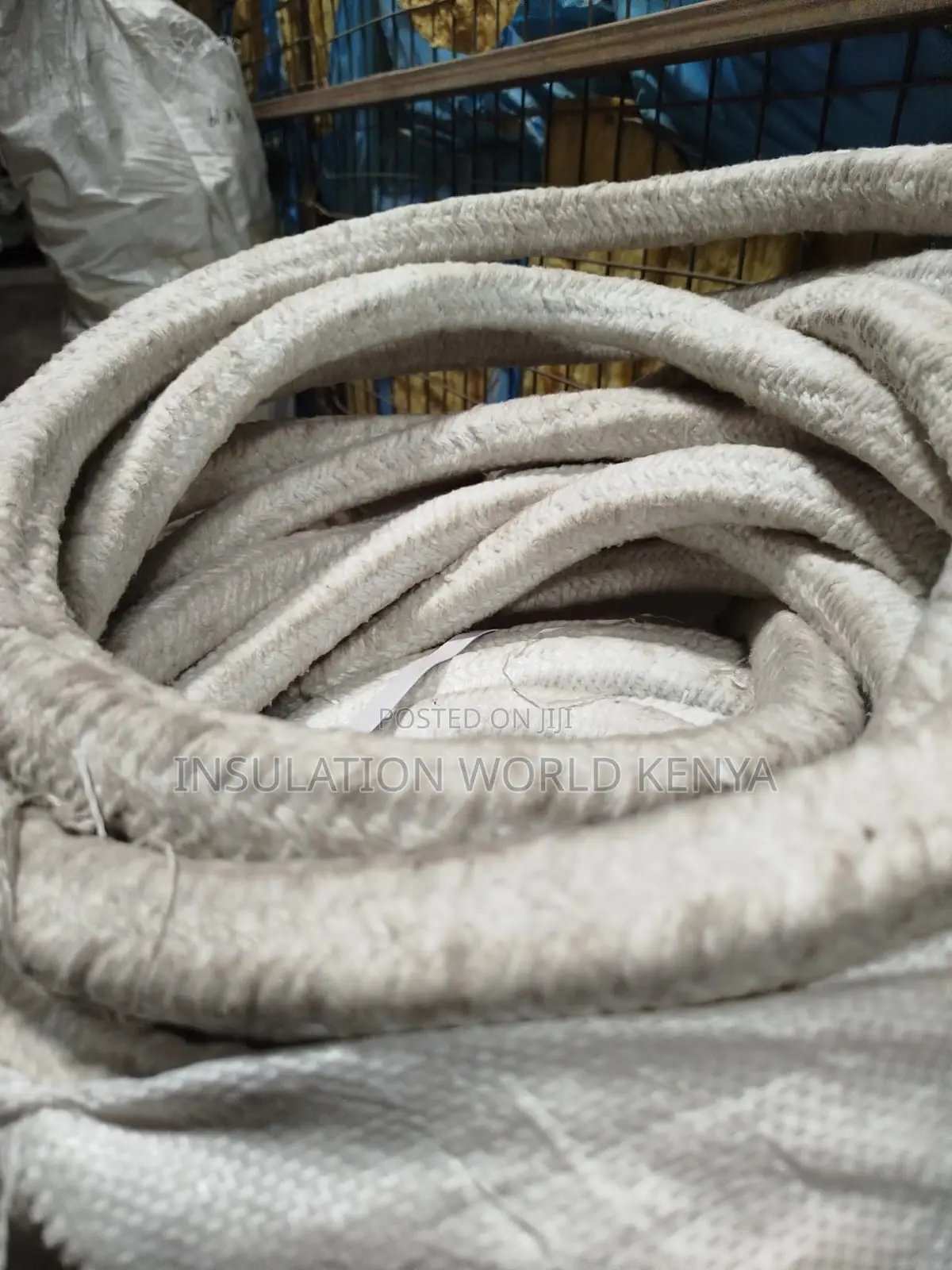 Ceramic Fiber Square Rope–25mm Diameter(Per Mtr)Non-Asbestos