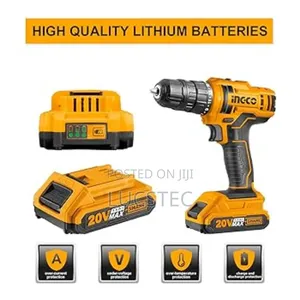 Ingco 20v Lithium-ion Cordless Drill,