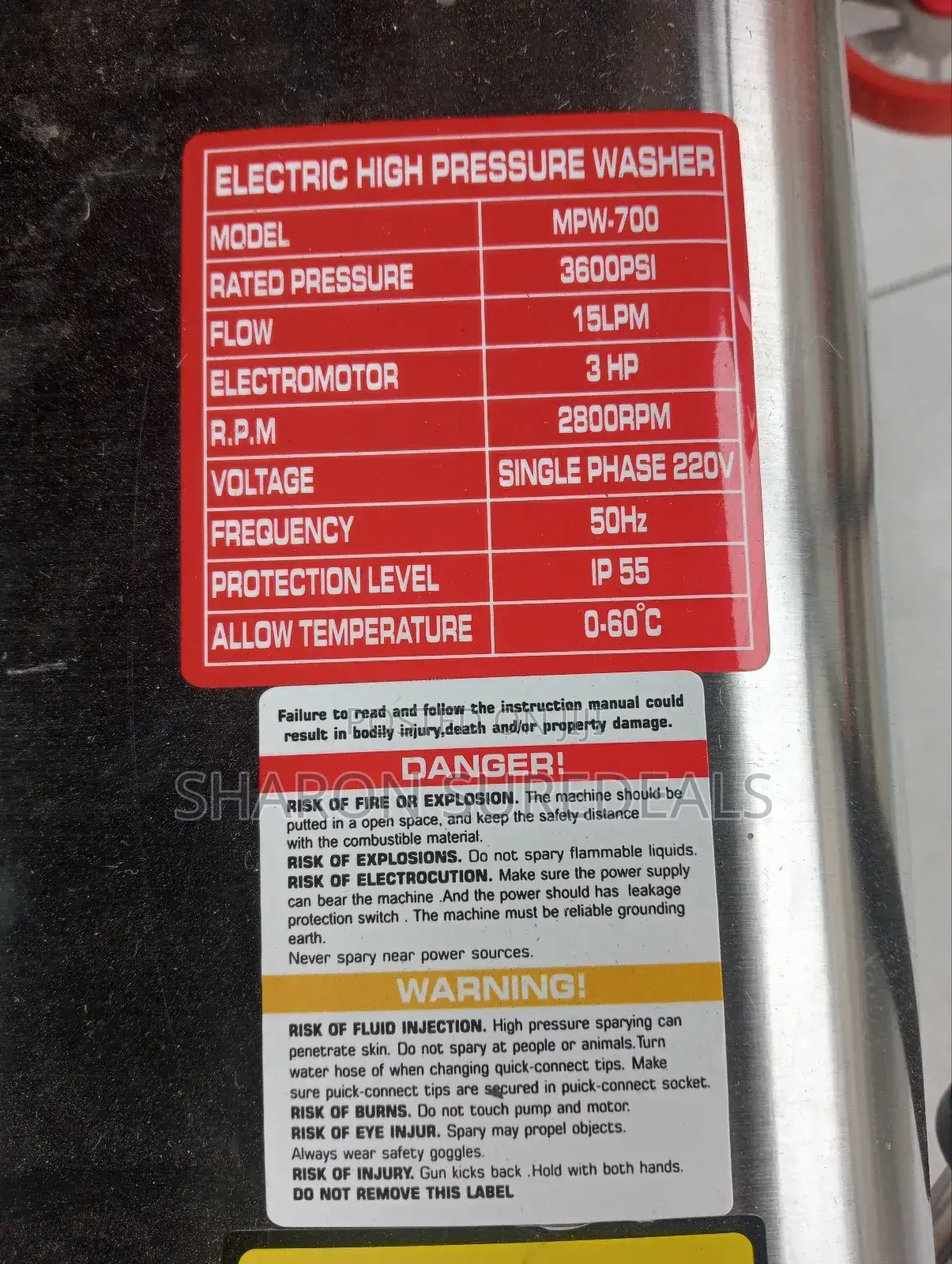 Electric High Pressure Washer
