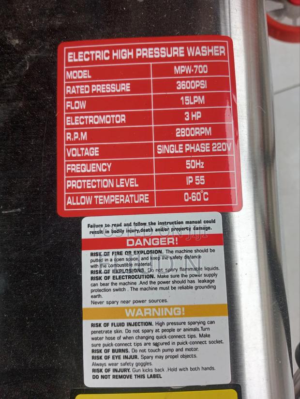 Electric High Pressure Washer - thumbnail 3