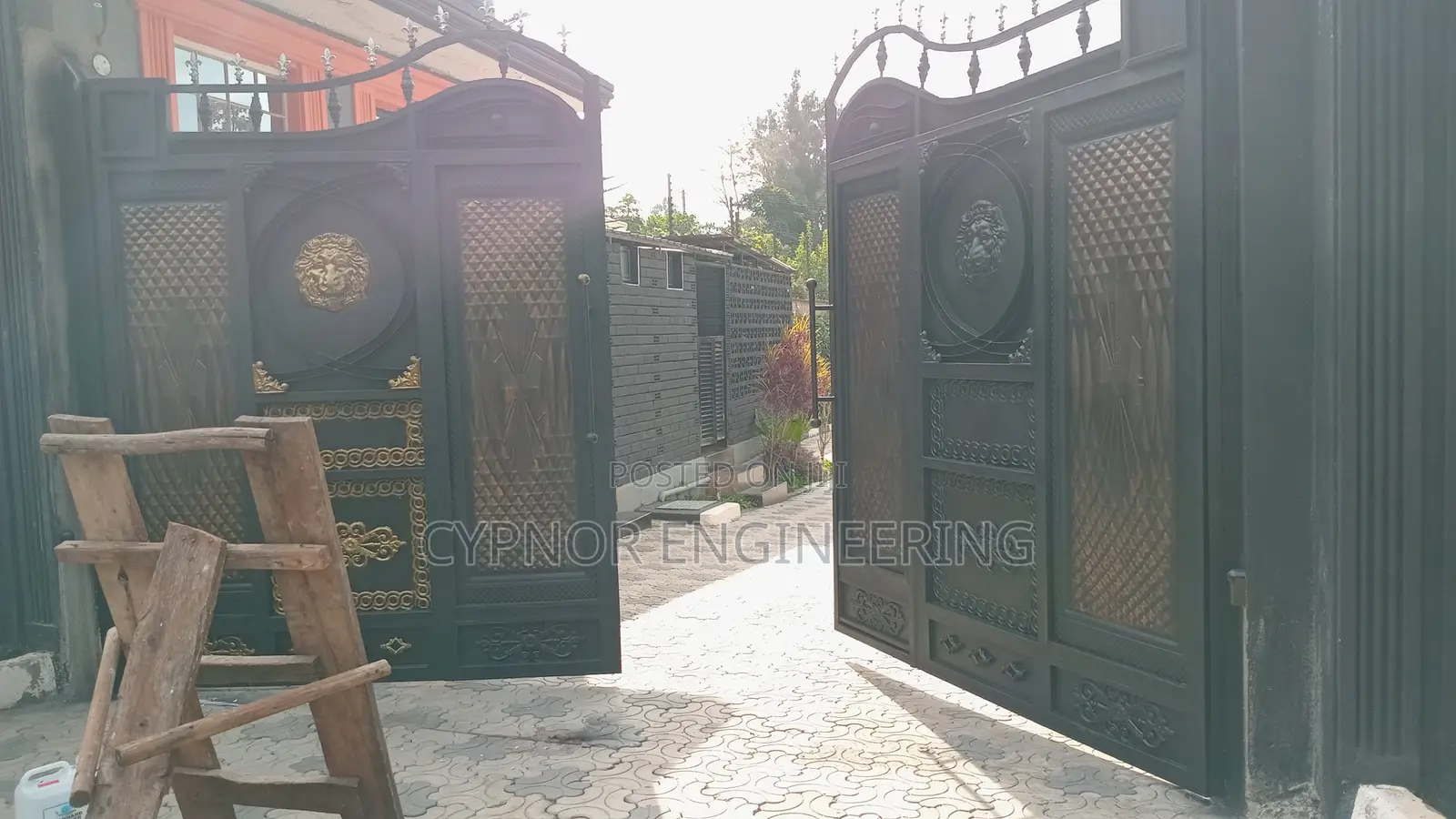 Motorized Sliding Gate Opening Mechanism