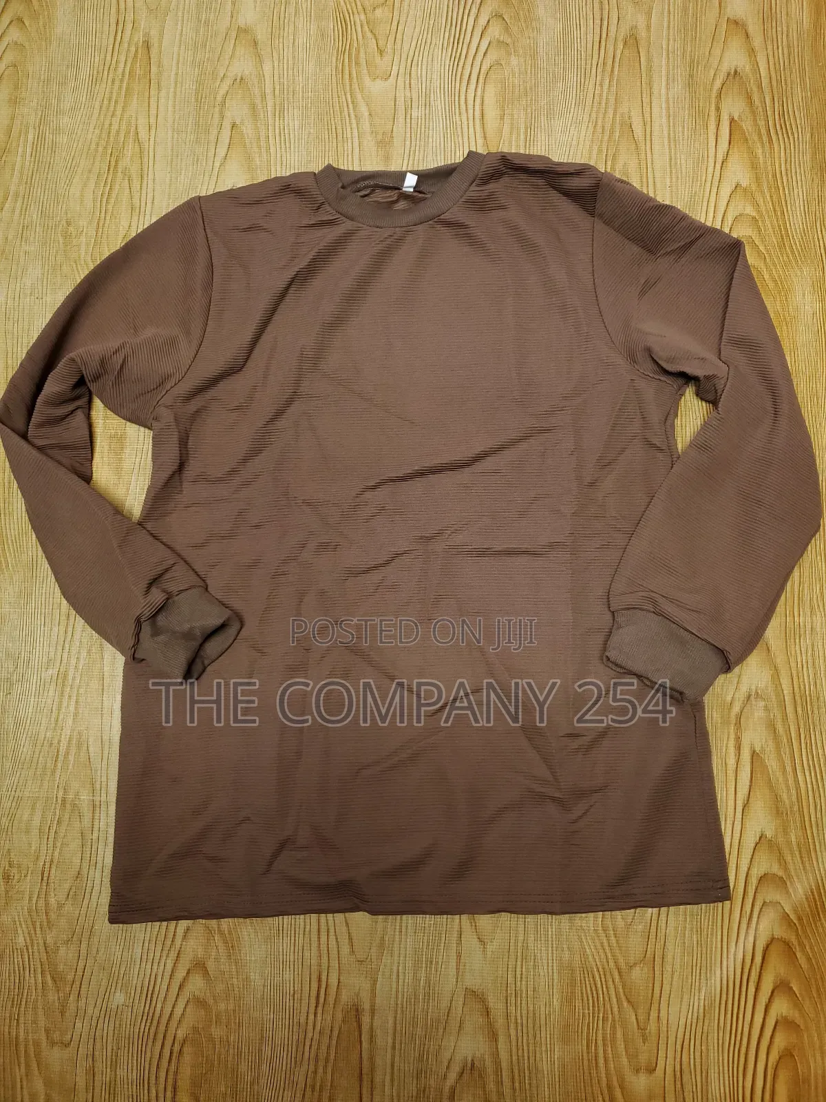 Quality Casual Plain Round Neck Long Sleeved Sweatshirts