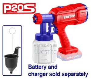 Emtop P20s Lithium-ion Cordless Spray Gun