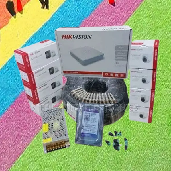 Weatherproof Hikvision 8 1080p 2mp CCTV Cameras Full Package