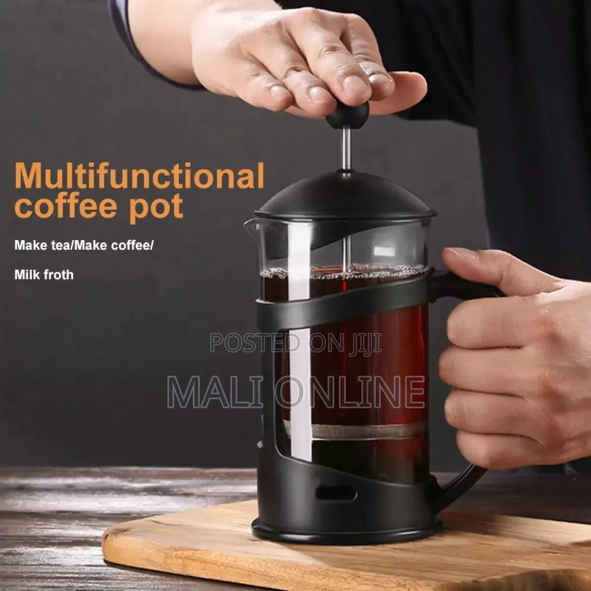 French Coffee Press 800ml Stainless Steel&Borosilicate Glass