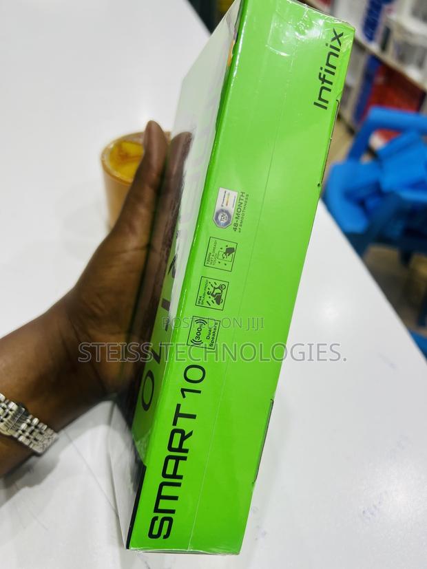 New Infinix Smart 10 128 GB Black - thumbnail 4