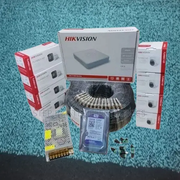 24/7 Monitoring Hikvision 8 1080p CCTV Cameras Full Package