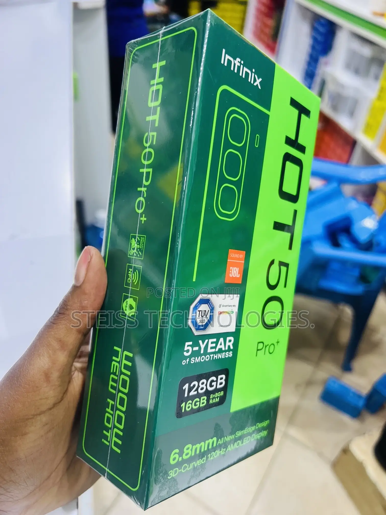 New Infinix Hot 50 Pro+ 4G 128 GB Black
