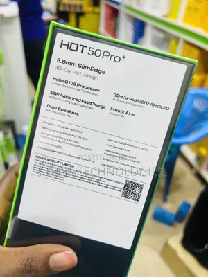 New Infinix Hot 50 Pro+ 4G 128 GB Black