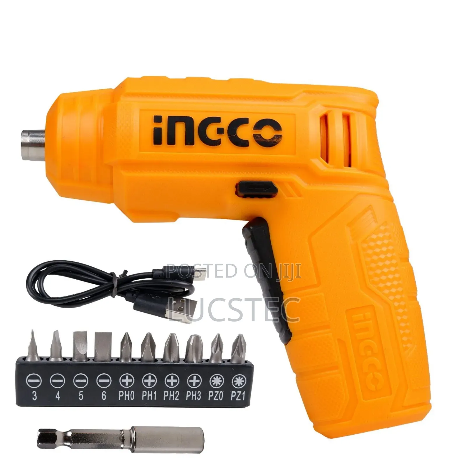Ingco 4v Compact Cordless Electric Rechargeable Screwdriver