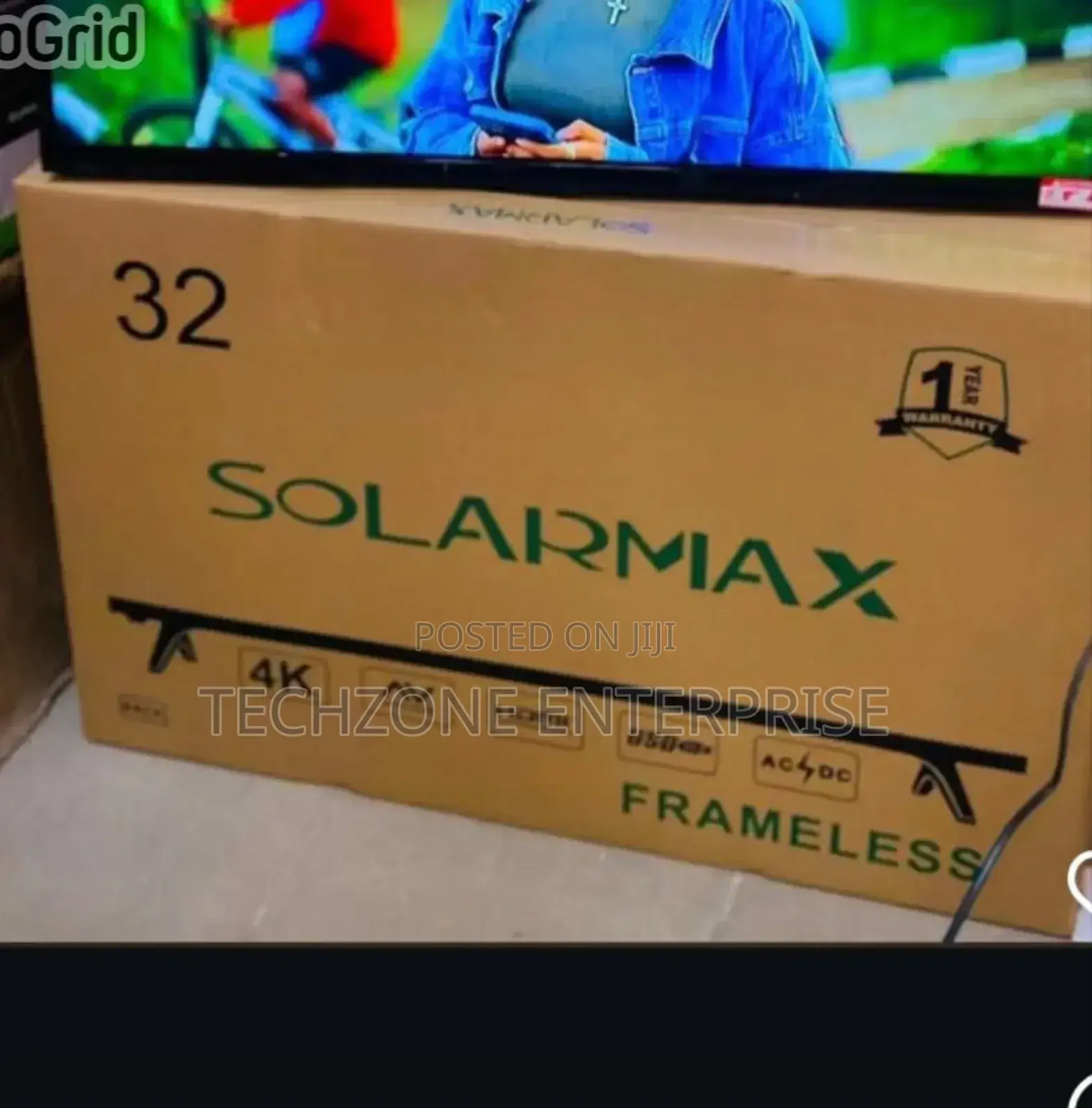 Solarmax 32′′ Digital Flameless Led Tv Inbuilt Decorder