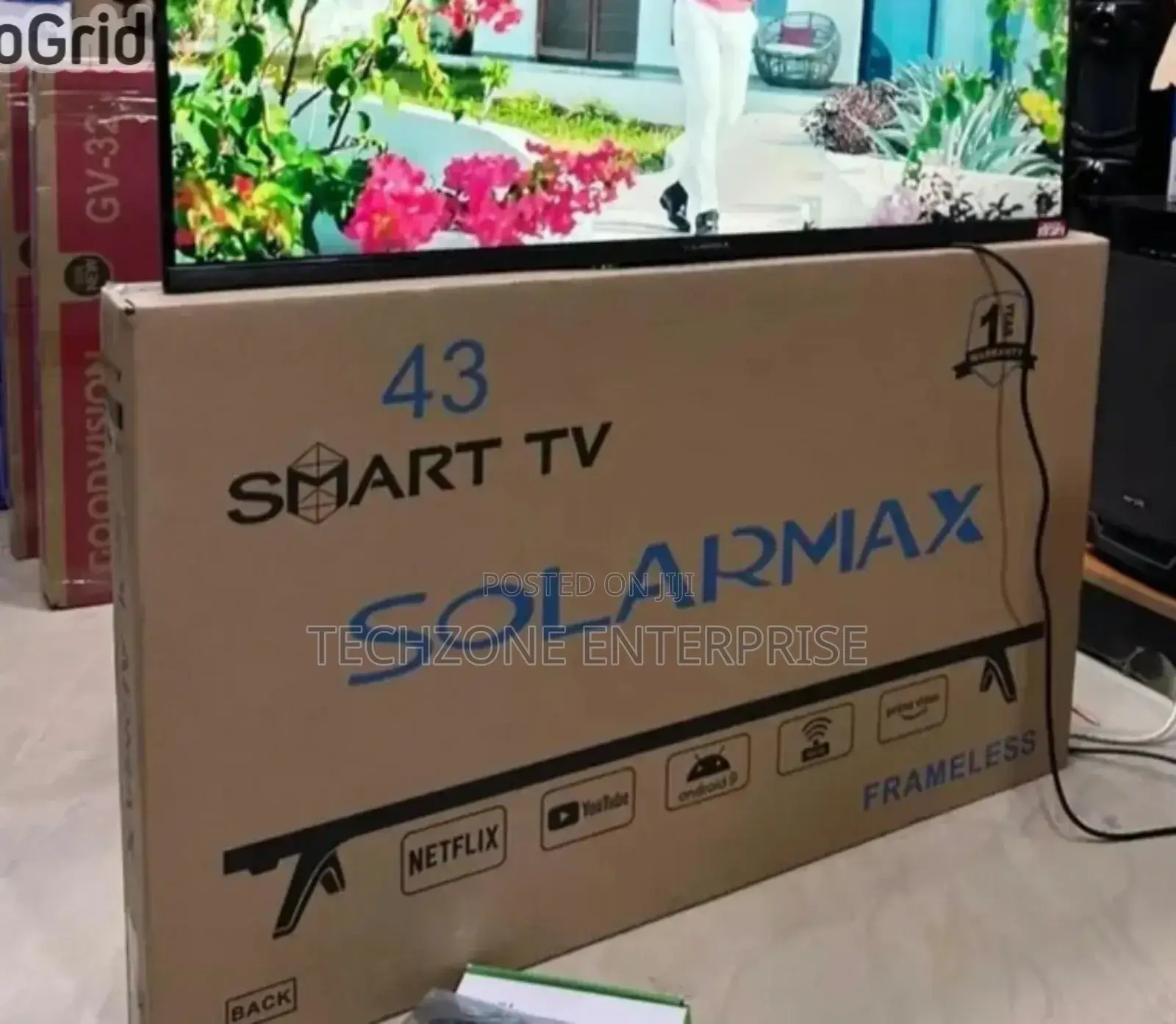 Solarmax 43 Inches Android Smart Tv FHD Multiple Ports