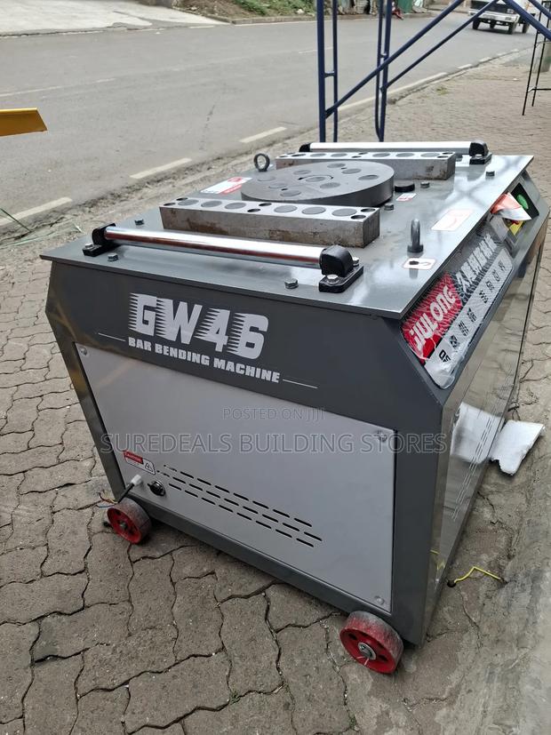 Electric Powered Bar Bending Machine - main view