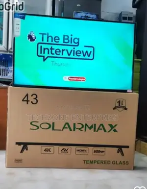Solarmax 43 Inches Android Smart Tv Fhd, Wifi Bt Netflix
