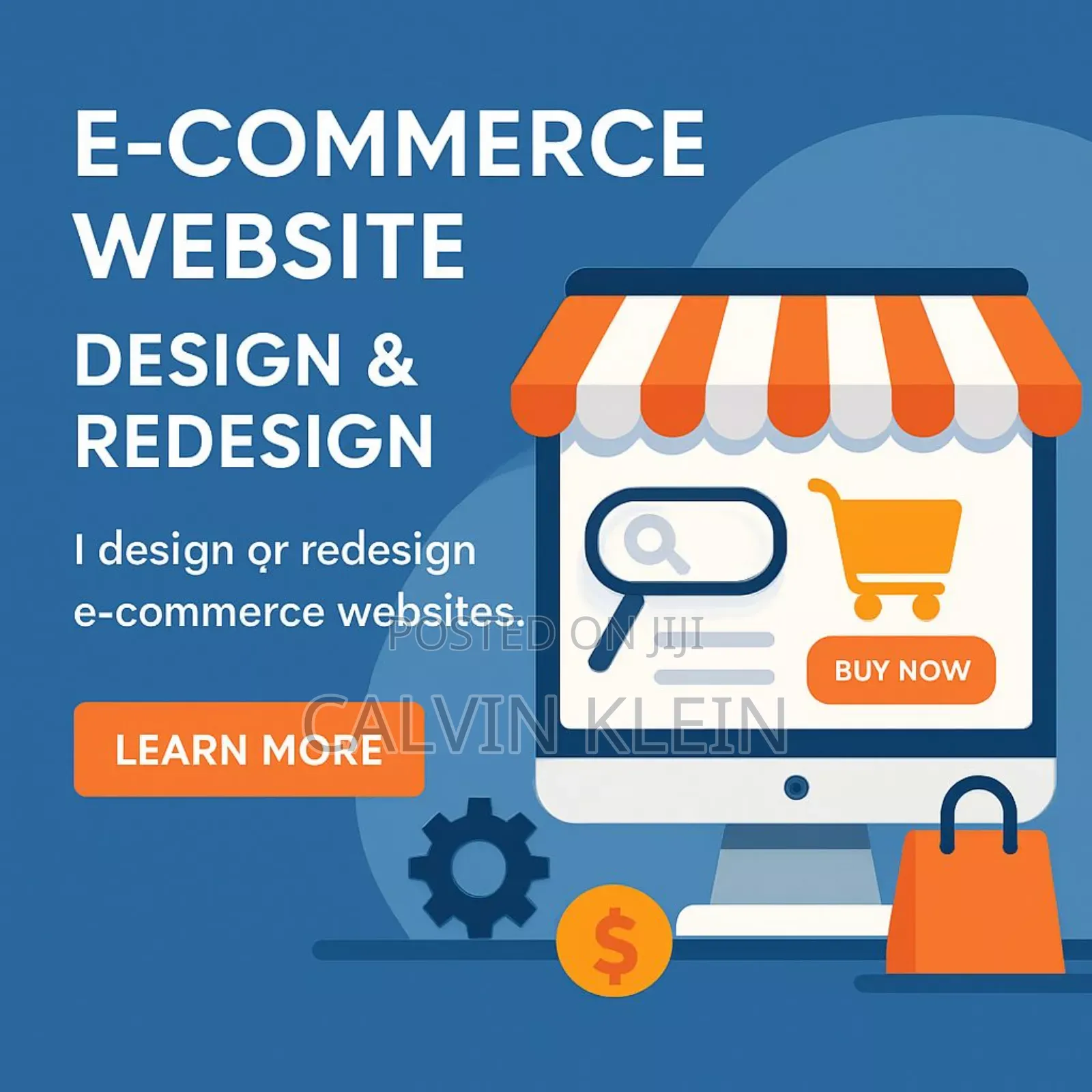 I Will Design a Modern and E-Commerce Store Website