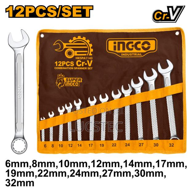 12-piece Combination Spanner Set. - main view