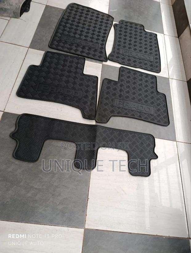 Prado 7-Seater Rubber Mats / Full Interior Floor Set