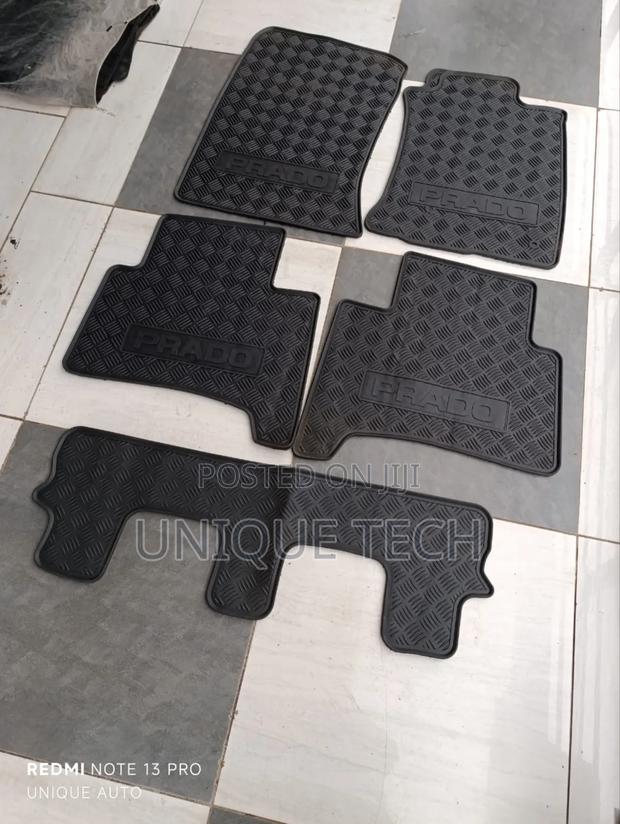 Prado Rubber Mats / 7-Seater Full Floor Mat Set