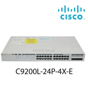 Cisco C9200l-24p-4x-e Catalyst 9200l 24port Poe+ Switch4×10g