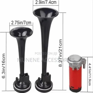 12v Air Train Horn Kit Dual With Compressor for 12v Vehicles