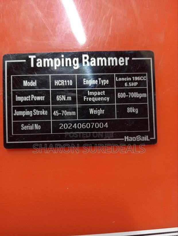 Tamping Rammer Petrol Engine - thumbnail 3