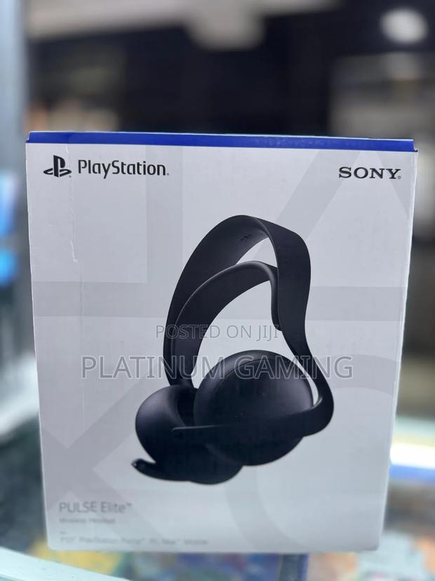 Black Pulse Elite Gaming Headphones /Ps5 And Ps4 - main view