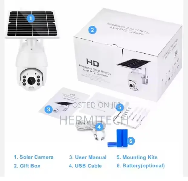 5mp 4mp 3mp 4g Solar Powered PTZ Ubox Outdoor