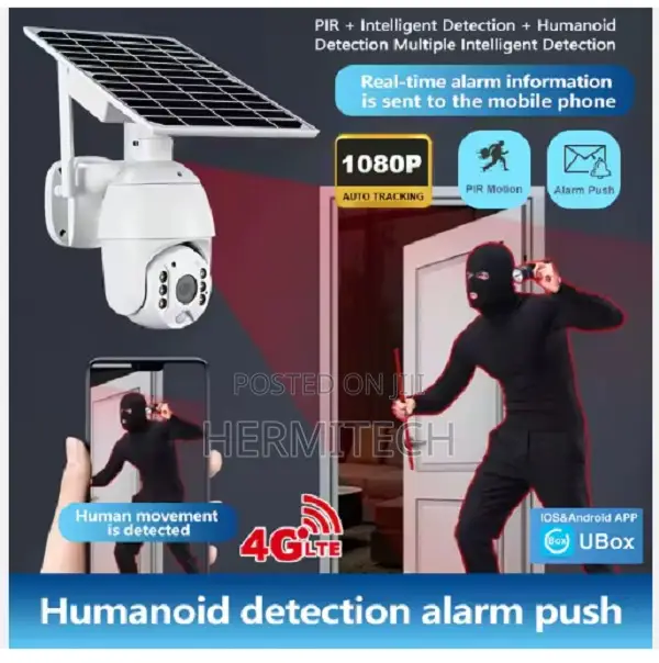 5mp 4mp 3mp 4g Solar Powered PTZ Ubox Outdoor