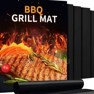 *Non-Stick BBQ Grill Mats
