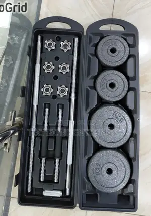 *Adjustable 50kg/York Barbell and Dumbbell Set *