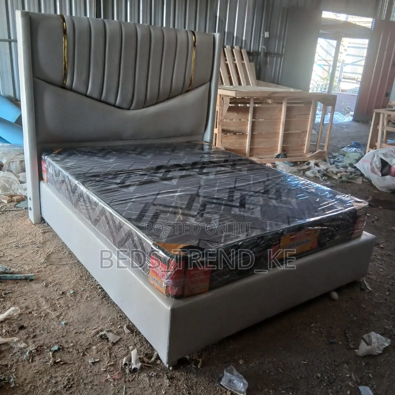 Sturdy 6 by 6 Modern Bed